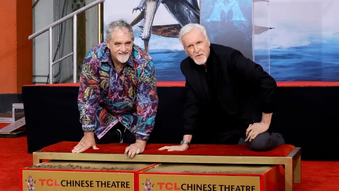 James cameron and Jon Landau producers